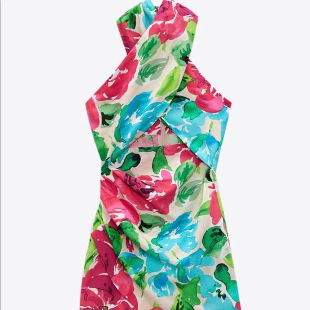 Zara mini criss cross dress